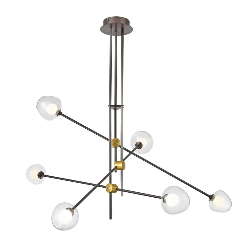 Chilipir Lampă suspendată cu LED Romily de bronz