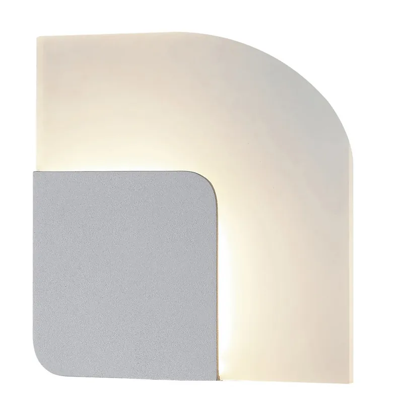 Aplica de perete LED albă Lorelei Modern Plată securizată