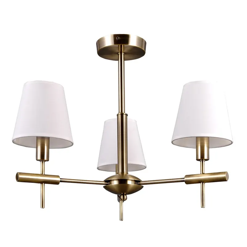 Reducere de preț Candelabru stilizat Gold Balter E14 cu 3 becuri