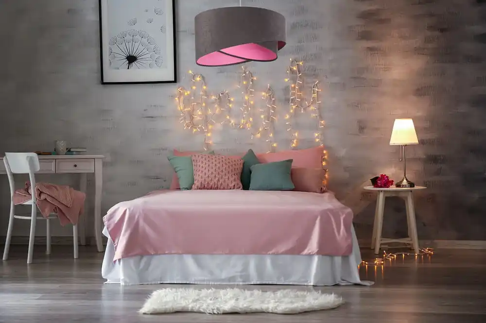 Lampă suspendată pentru tineri Elegance 60W E27 gri / culori Retur ușor