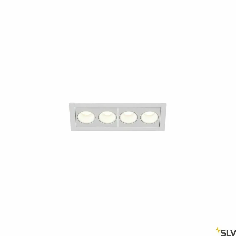 Spot încastrat SLV MILANDOS 4 alb 650 lm 3000K IP20 1005410 Ultima șansă