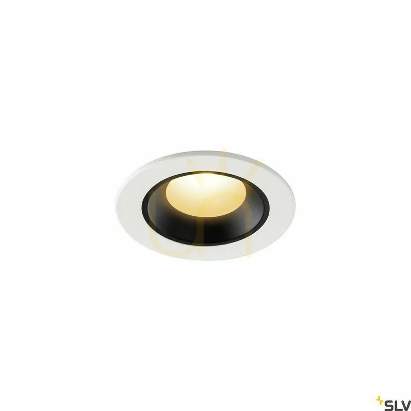 Spot încastrat SLV NUMINOS XS alb-negru 7W 2700K 620 lm IP44 1005511 Discount
