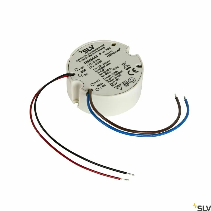 Doar azi Sursă alimentare LED SLV 12V 15W IP20 alb 1005444