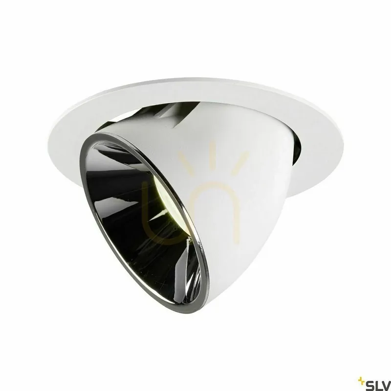 Spot încastrat SLV NUMINOS GIMBLE XL alb/crom 37,4W 4000K 1006076 Popular
