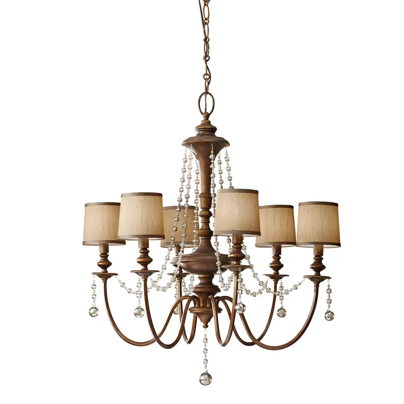 Feiss Clarissa candelabru cu 6 lumini Elstead Reducere extra