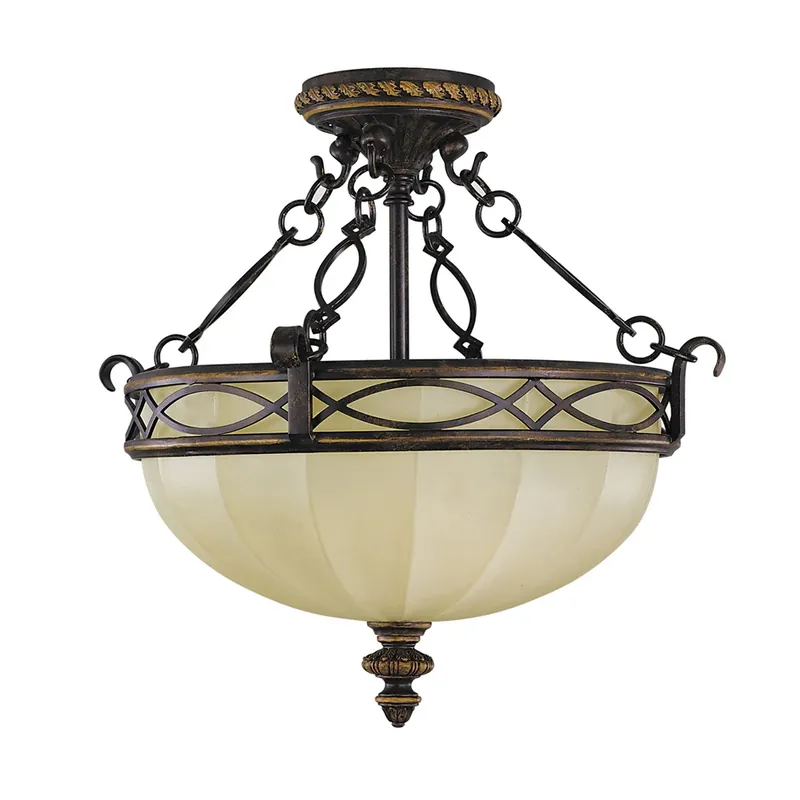 Drawing Room 2 Light Flush Elstead Discount