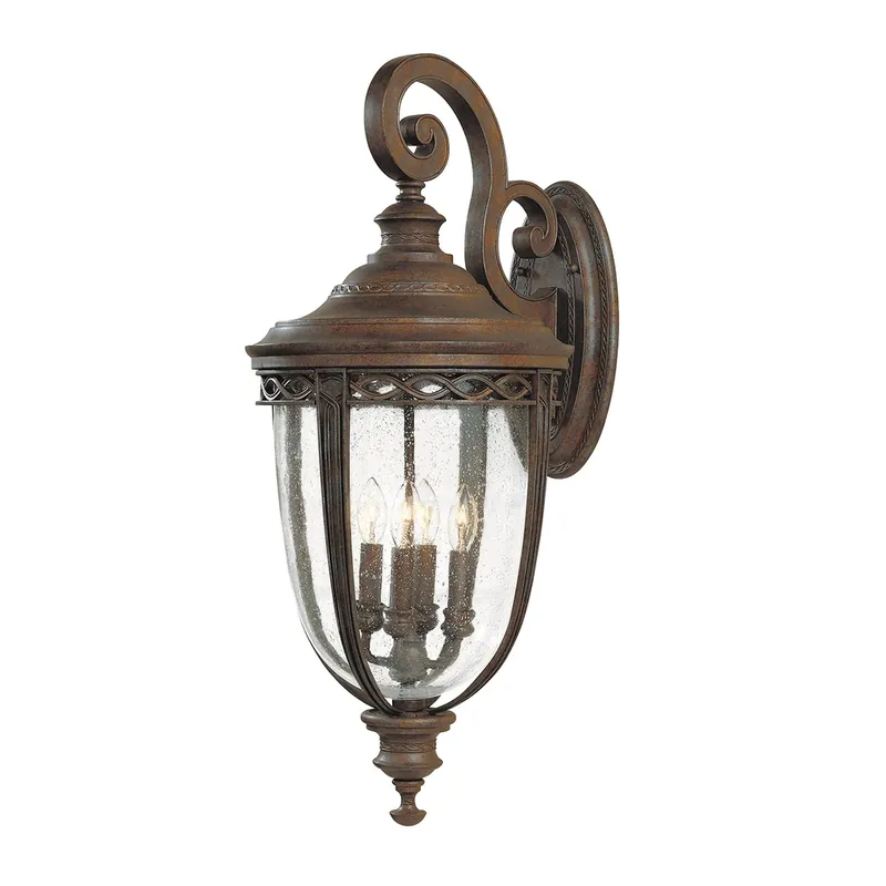 Lanternă de perete English Bridle 4 Light X Large - British Bronze Elstead Cel mai vândut