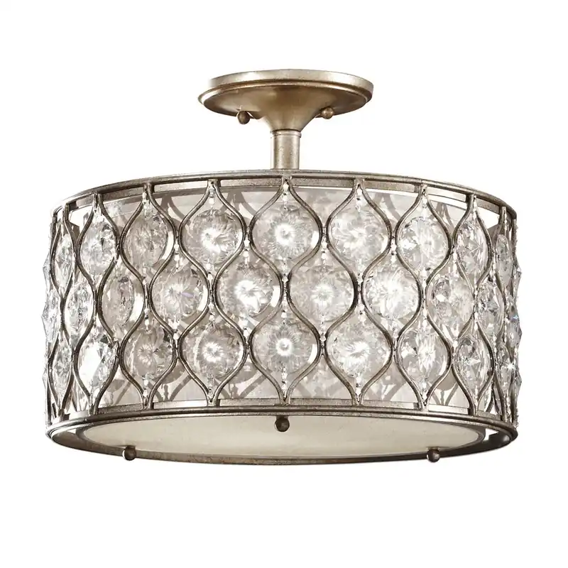 Comandă acum Lucia 1 Light Semi-Flush Light Elstead