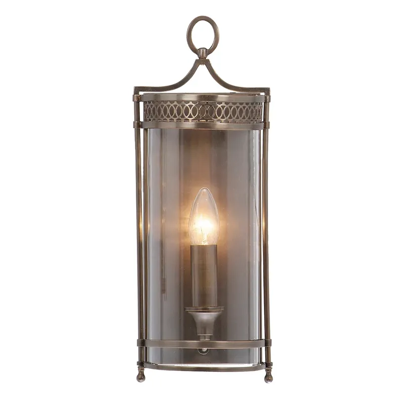 Retur gratuit Guildhall Wall Light - Bronz închis Elstead