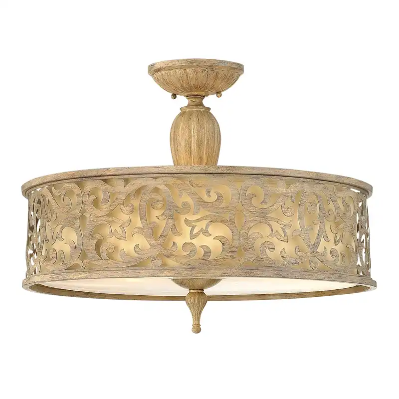 Carabel 3 Light 3 Large Semi-Flush Elstead Discount