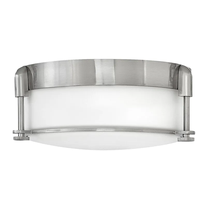 Colbin Small Flush Mount - Nichel periat Elstead Ofertă de sezon