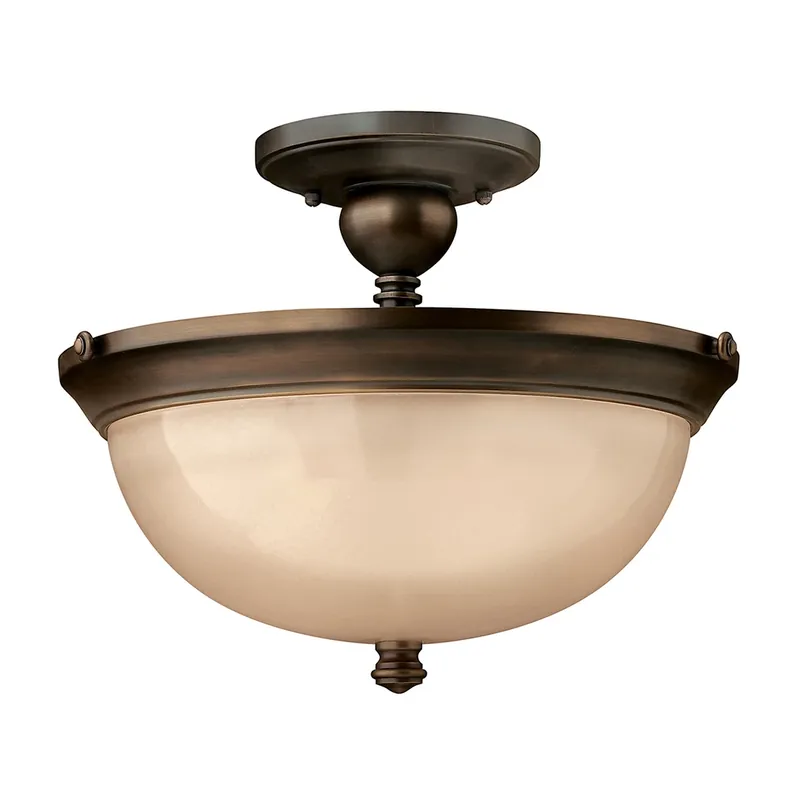 Lichidare de stoc Mayflower 3 lumini semi-flush Elstead