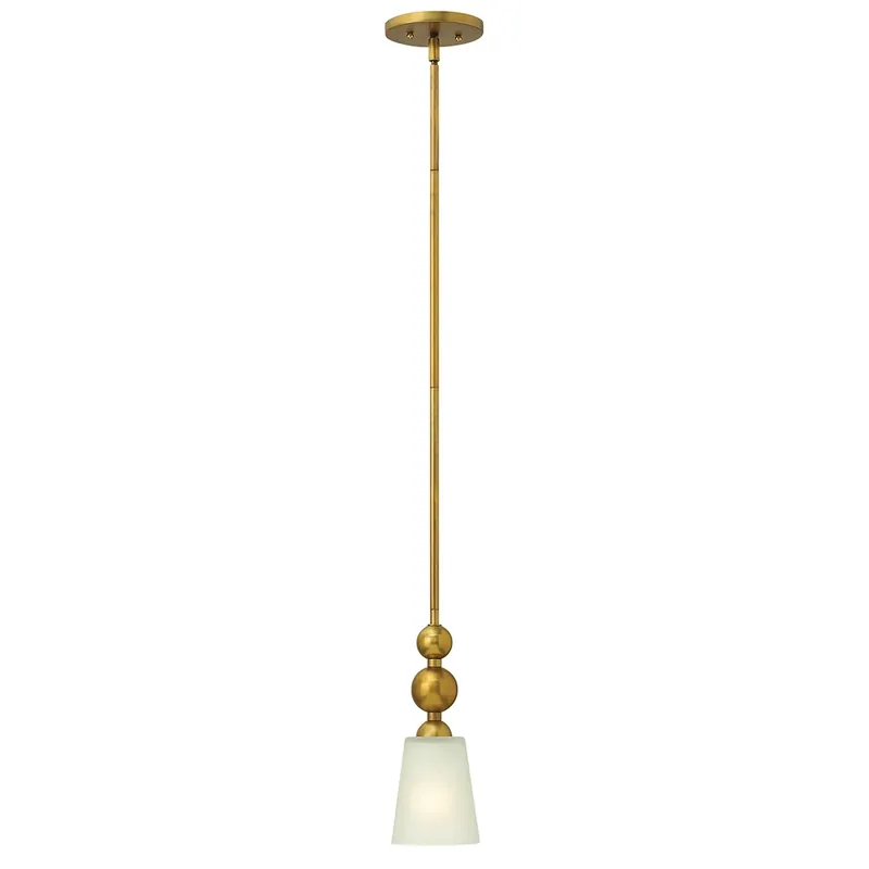 Zelda 1 Light Mini Pendant - Vintage Brass Elstead Mai ieftin