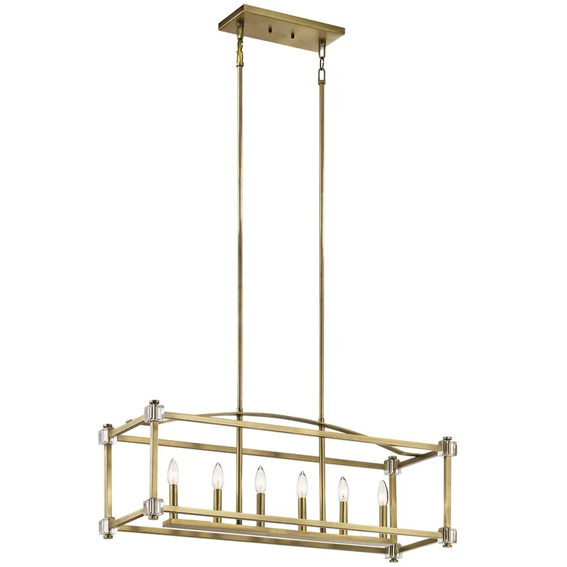 Reducere Candelabru liniar cu 6 lumini Cayden Elstead