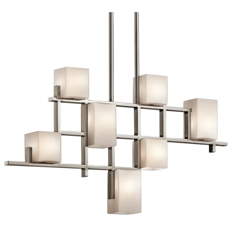 Candelabru liniar cu 7 lumini City Lights Elstead Cel mai vândut