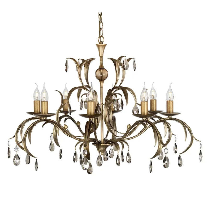 Lily 8 Lumini candelabru Elstead Preferatul clienților