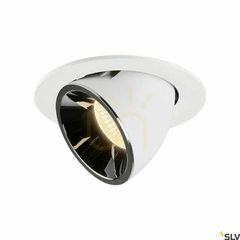 Premium Spot încastrat SLV NUMINOS GIMBLE L alb/crom 25,4W 2700K 1005986
