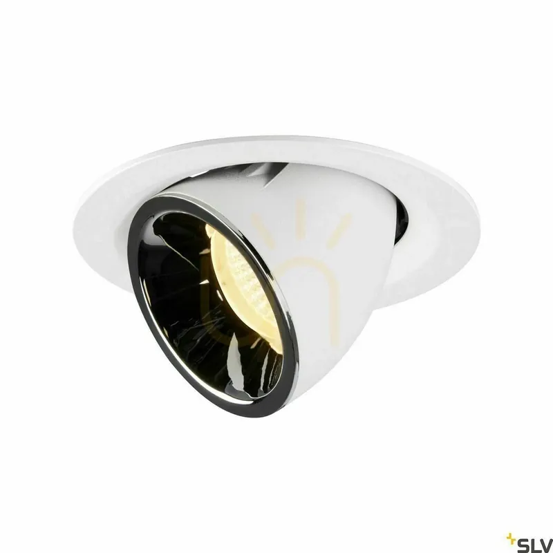 Ofertă Spot încastrat SLV NUMINOS GIMBLE M alb/crom 17.5W 3000K 1005950