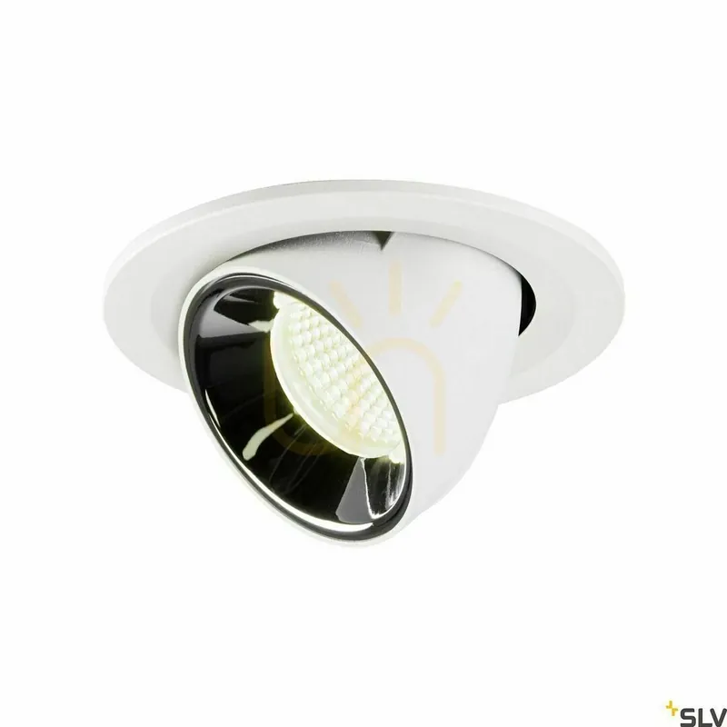 Bestseller Spot încastrat SLV NUMINOS GIMBLE S alb/crom 8,6W 4000K Ø10 cm 1005917
