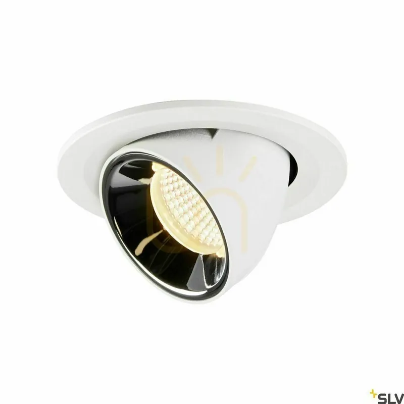 Spot încastrat SLV NUMINOS GIMBLE S alb/crom 8,6W 3000K 700lm 1005896 Preferatul clienților
