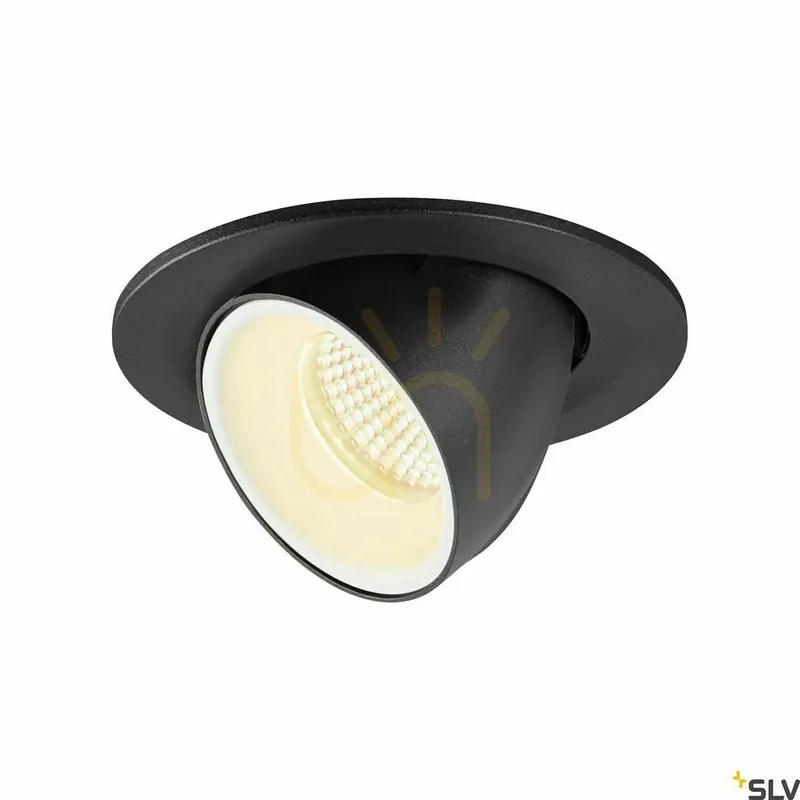 Promoție Spot încastrat SLV NUMINOS GIMBLE S negru/alb 8,6W 3000K 1005892