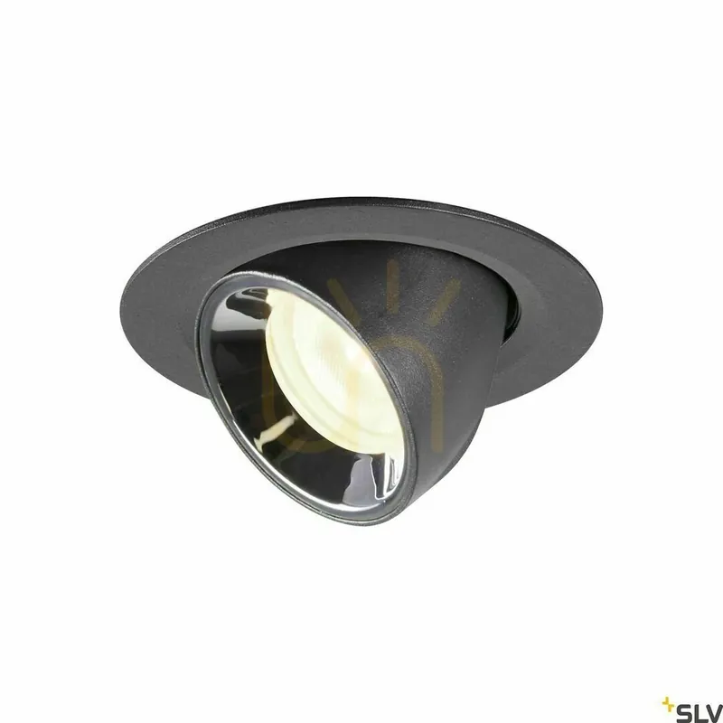 Reduceri Spot încastrat SLV NUMINOS GIMBLE XS negru-crom 7W 4000K 750lm 1005851