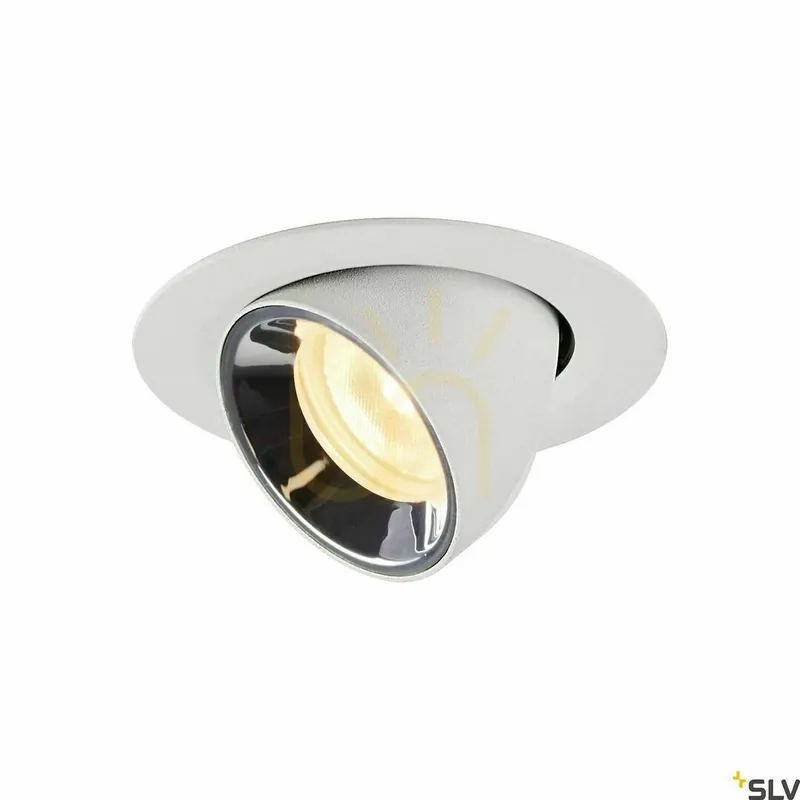 Ofertă limitată Spot încastrat SLV NUMINOS GIMBLE XS alb/crom 7W 3000K 720lm 1005848