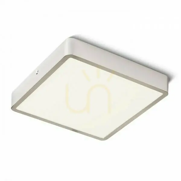 Hue Sq 22 Plafon Plafond Plafond Nickel Mat 230 V Led 24 W 3000 K Chilipir