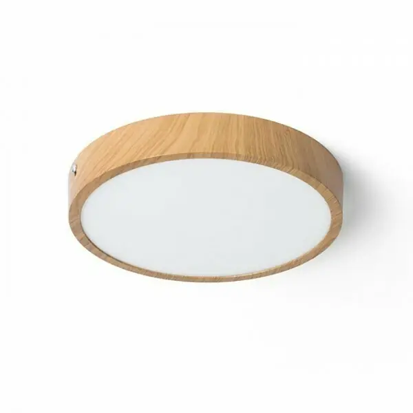 Plafond Hue R 22 Ceiling Color Beech 230 V Led 24 W 3000 K Ofertă de sezon