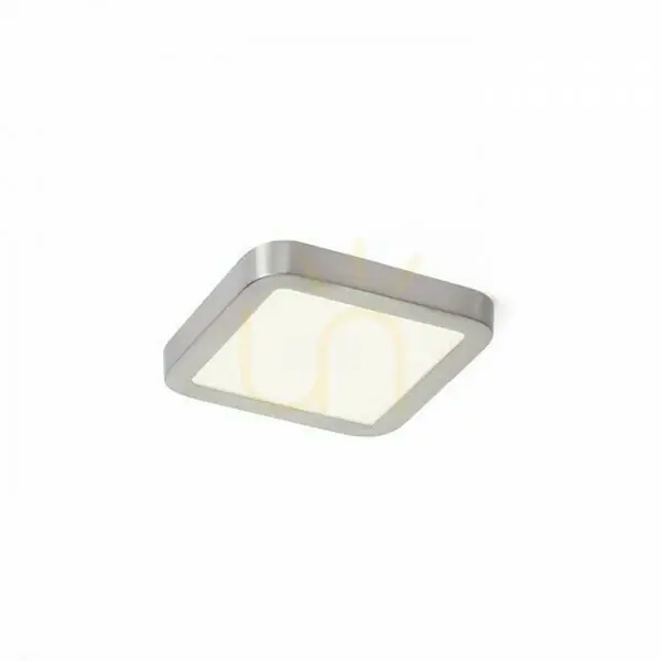 Disponibil imediat Hue Sq 9 Încastrabil Nichel Mat 230 V Led 6 W 3000 K.