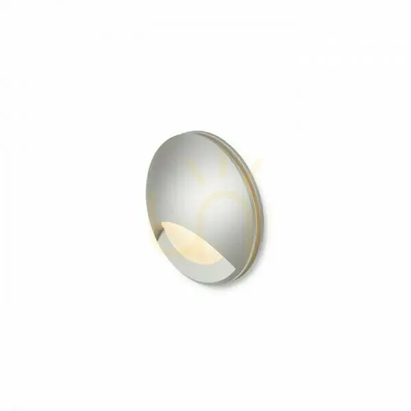 Chilipir Corp de iluminat încastrat în exterior Club Ind Silver Grey 230 V Led 3 W Ip54 3000 K