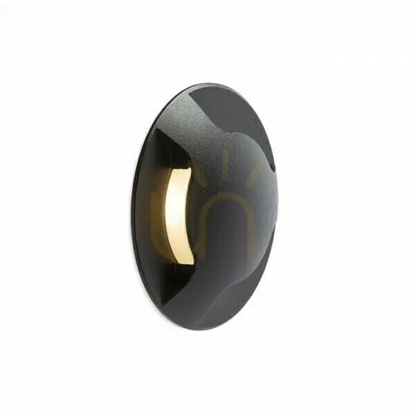 Disponibil imediat Corp de iluminat de exterior încastrat Kick Iii Negru 230 V Led 3 W Ip54 3000 K
