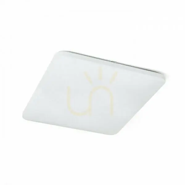 Plată sigură Plafond Sempre Sq 63 Plafon cu senzor Acrilic Milky 230 V Led 76 W 3000 K
