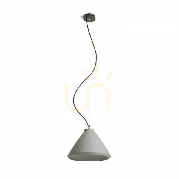 Lampă suspendată Radical Concrete 230 V E27 28 W. Lichidare de stoc
