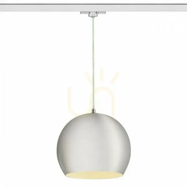 Aston Lampă suspendată Aston pentru șină trifazică Aluminiu periat 230 V E27 42 W. Reduceri