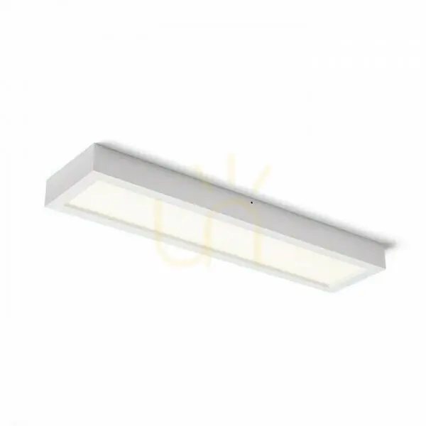 Lichidare de stoc Lampă structurală cu leduri montate pe suprafață 60x15 alb 230 V 22 W 3000 K