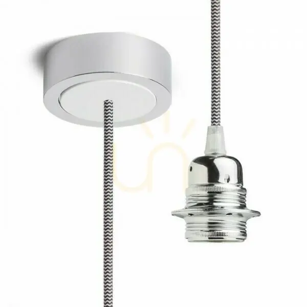 Ultima șansă Abajur, set hexagonal pentru suspendare Chp+C/Bk+Cho+Bp1 230 V E27 28 W.