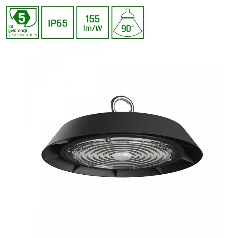 Cumpără online Plateo 3 High Bay 100 W Nw 230 V 90 St ip65 Ik09 250 X120 Mm Negru Garanție de 5 ani. 1 10 V
