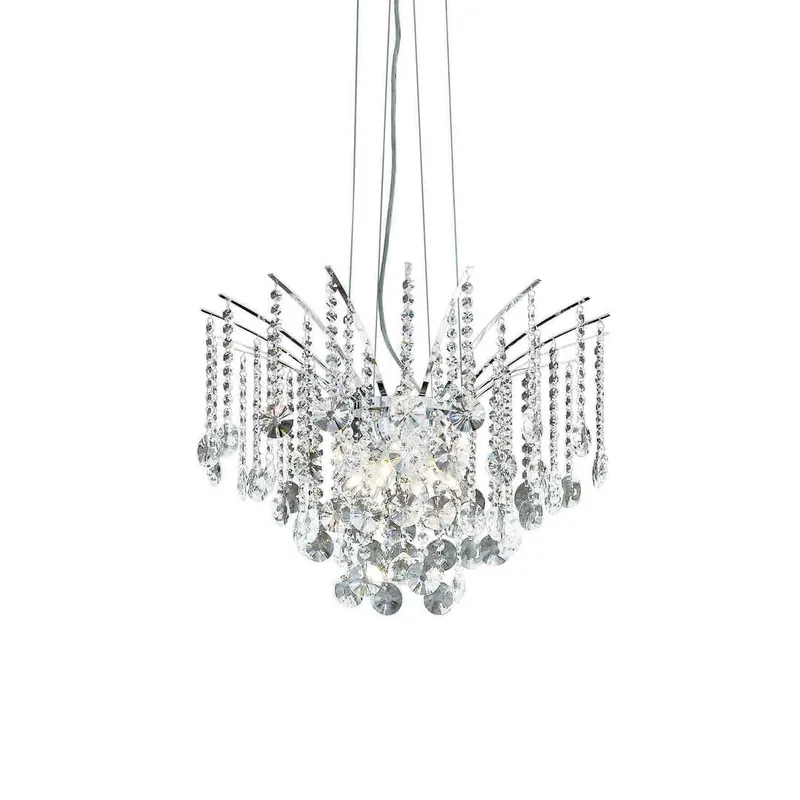 Lampă suspendată Ideallux Audi-77 SP6 crom 6xG9 Ø55,5 cm 019499
Ofertă Limitată Disponibil imediat