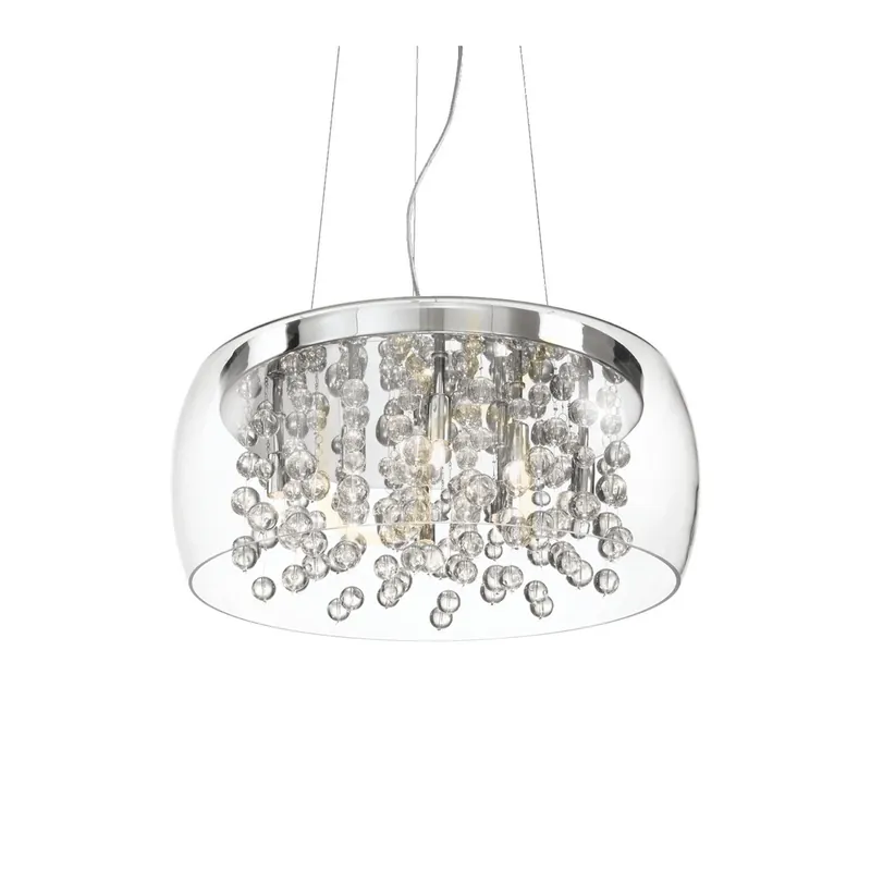 Lampă suspendată Ideallux AUDI-80 SP8 transparentă 50 cm sticlă crom 031750
Ofertă Limitată Doar azi