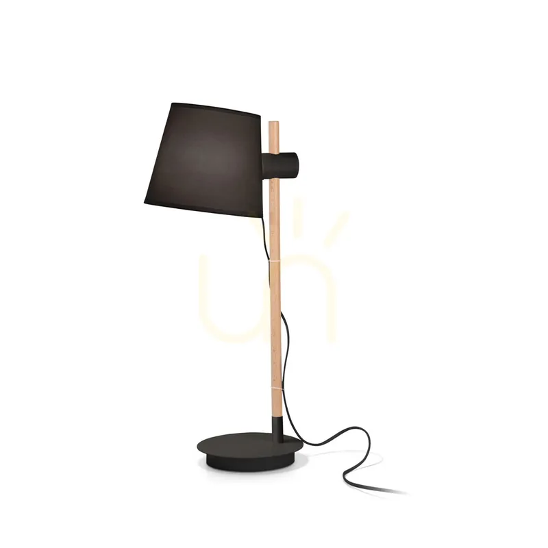 Lampă de masă Ideallux AXEL TL1 NERO neagră lemn textil E27 66 cm 272238
Ofertă Limitată Doar azi