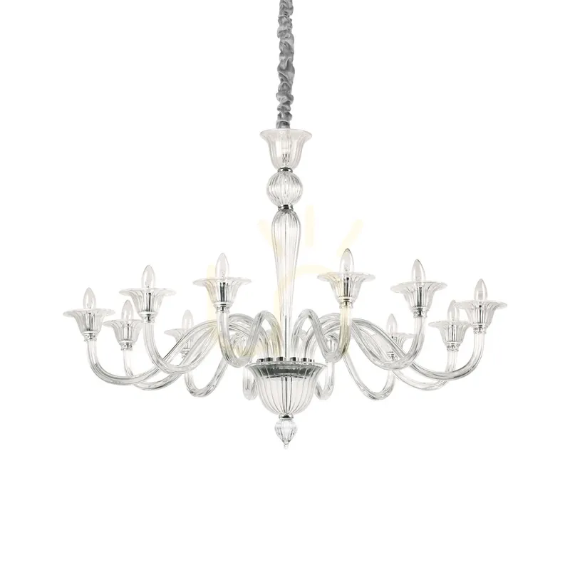 Reducere de preț Lustră suspendată Ideallux BRIGITTA SP12 transparentă sticlă 12xE14 120 cm 199375
Ofertă Limitată