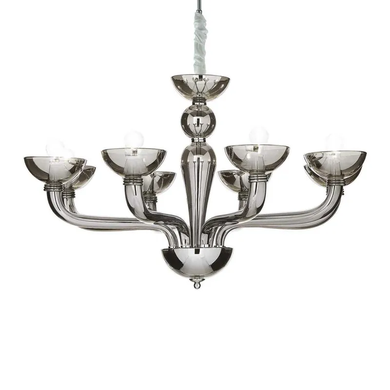 Lampă suspendată Ideallux Casanova SP8 Fumé 8xE14 Ø88 cm 095615
Ofertă Limitată Chilipir