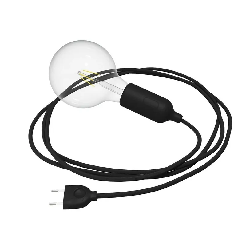Plată securizată Negru Creative-Cables negru Lampă cu pandantiv CAPL2075v2972