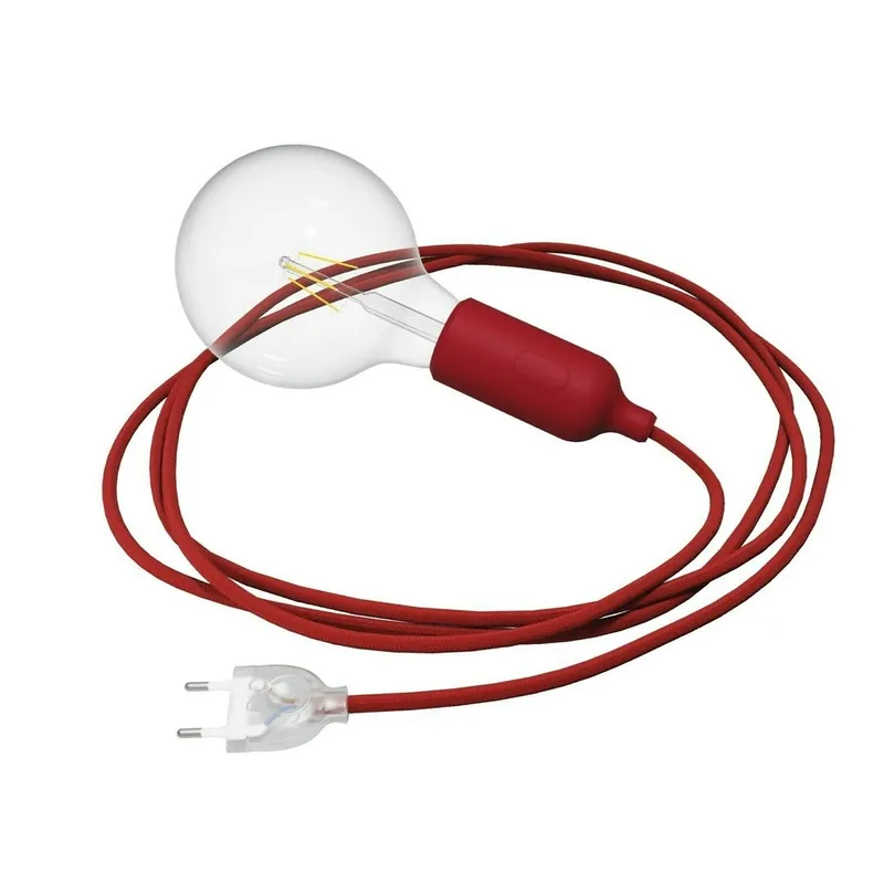 Lampă cu pandantiv roșu Creative-Cables CAPL2075v29780 Preț mic