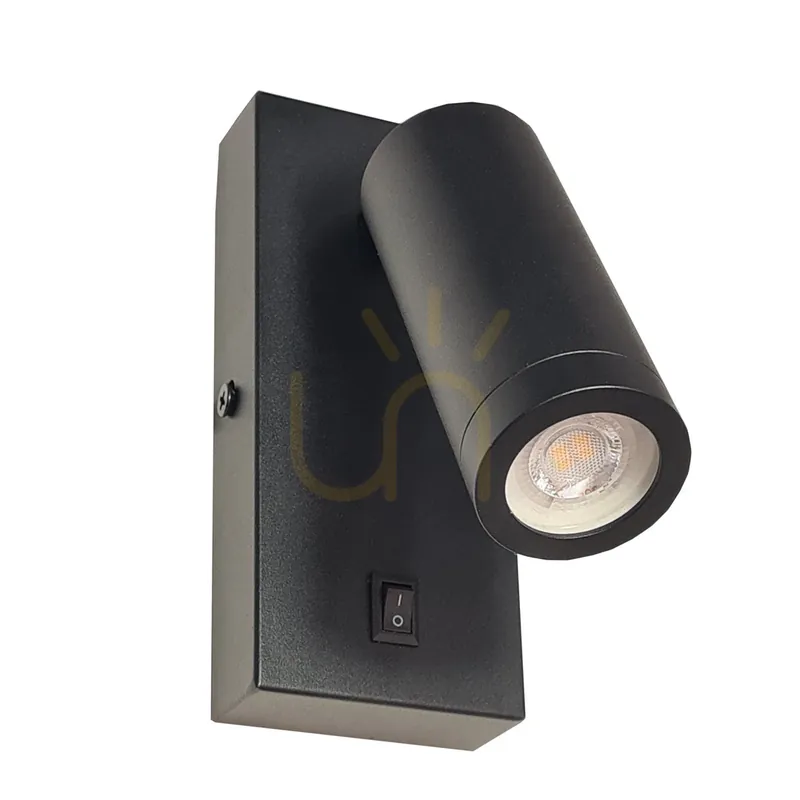 Cumpără online Aplică perete Antigo Dock 4025 negru LED MR11 oțel 14 cm