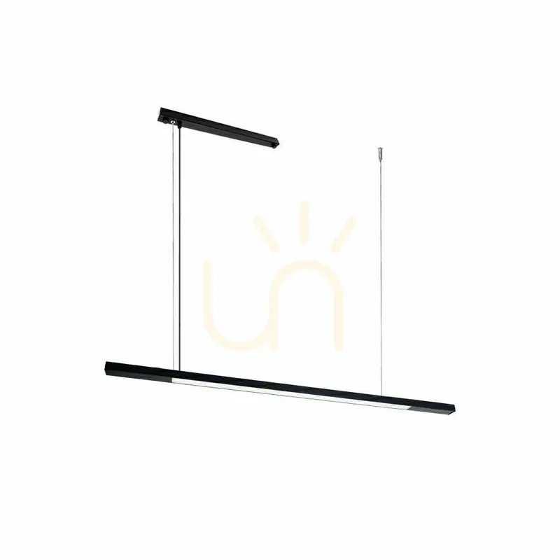 Discount Lampă suspendată LED Antigo Hakoda negru 130 cm 4000K 8656