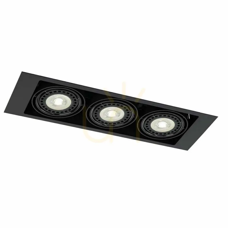 Lumină încastrată Antigo Muko 3 negru LED ES111 aluminiu oțel 3314 Ofertă