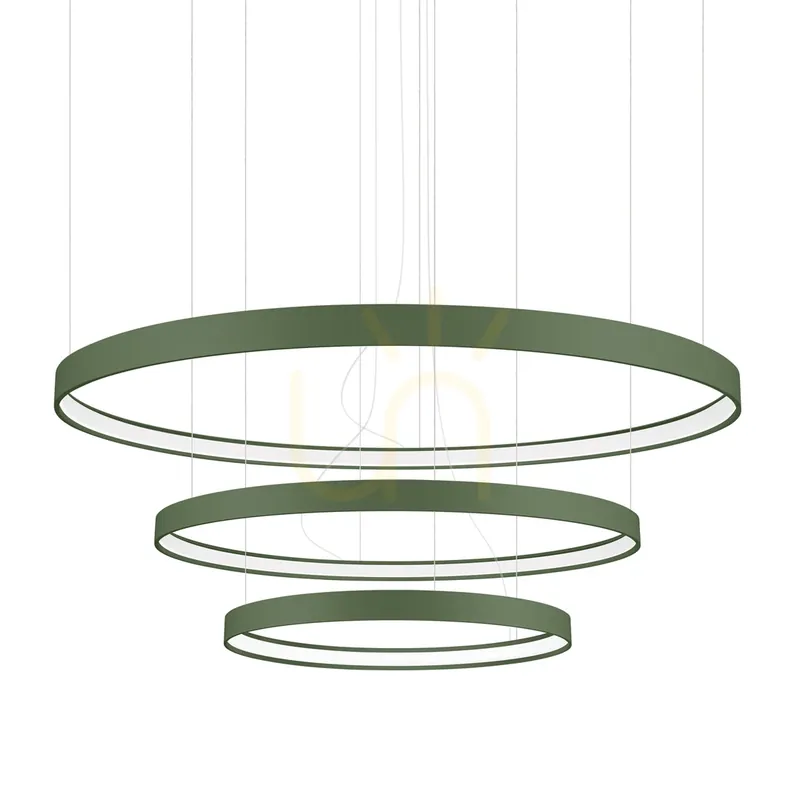 Cumpără acum RIO 3 55/78/110 verde măslin LED 3000K candelabru