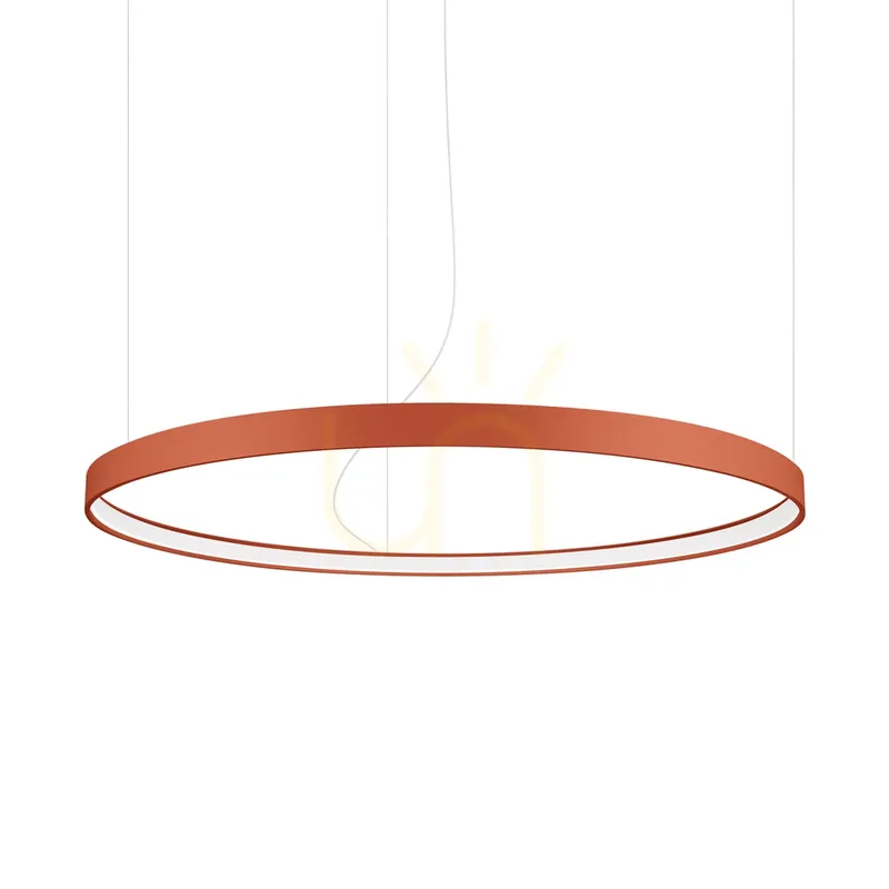 Premium RIO 110 roșu ocru LED candelabru 4000K